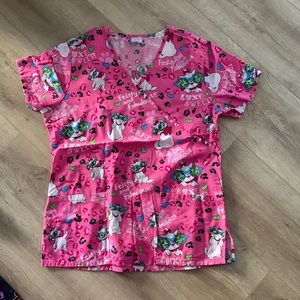 Disney scrub top